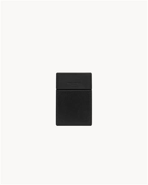 SAINT LAURENT PARIS cigarette box in smooth 